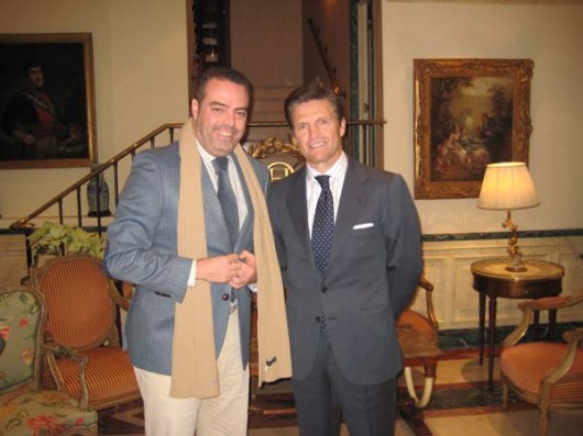 Antonio Álvarez-Ossorio con Juan Antonio Ruiz "Espartaco"
