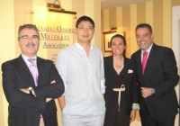 The President of the Association of Chinese Merchants and Businesspeople in Spain visits the Firm