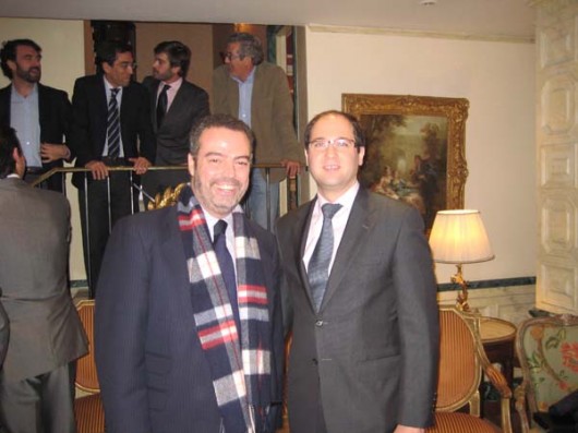 Antonio Álvarez-Ossorio con Fernando Navarrete, Director de FAES